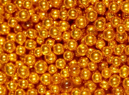 Gold bars as abstract background. A precious metal.