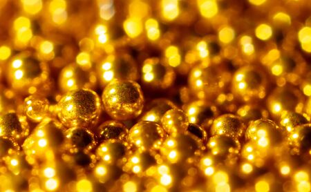 Gold bars as abstract background. A precious metal.の写真素材