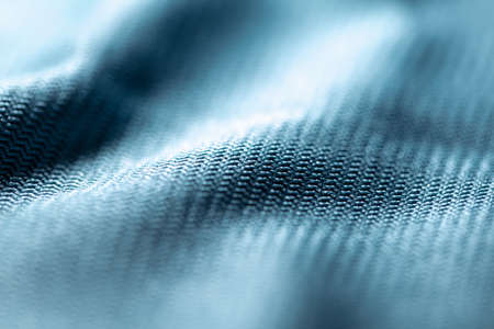 Blue fabric as an abstract background. Textureの写真素材