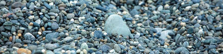 Stone pebbles on the seashore as a background.