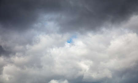 Rain clouds in the sky as a background.の写真素材