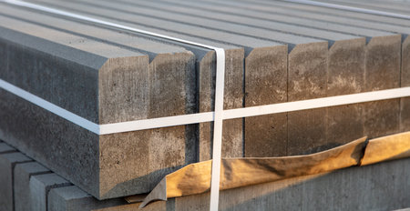 Concrete blocks for paving slabs. Technologies