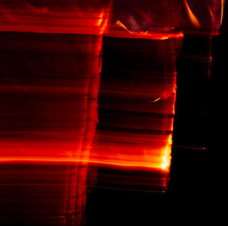 Flame of fire in motion at night. Backgroundの写真素材