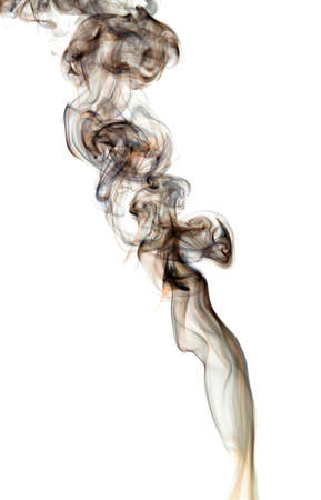 Smoke on a white background. Abstractionの写真素材