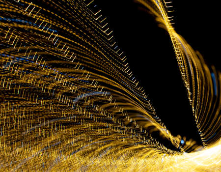 Festive lights in motion as an abstract background. Textureの写真素材