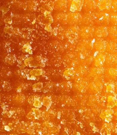 Dried yellow mango pulp as background. close-upの写真素材
