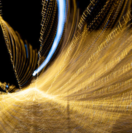 Festive lights in motion as an abstract background. Textureの写真素材