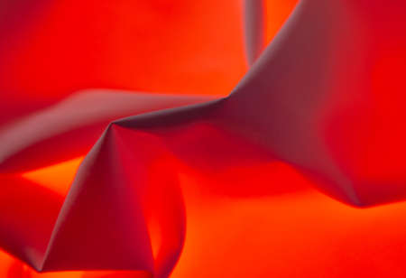 Red material as an abstract background. Textureの写真素材