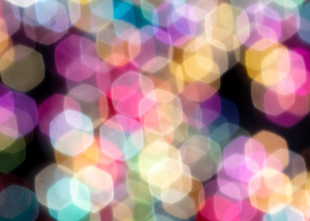 Multicolored festive bokeh as an abstract background.
