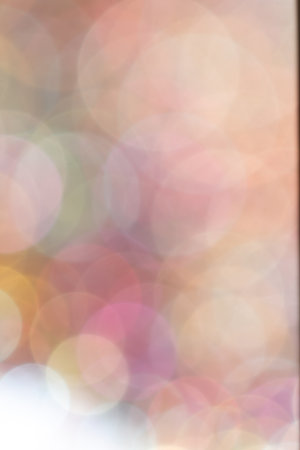 Multicolored festive bokeh as an abstract background.の写真素材