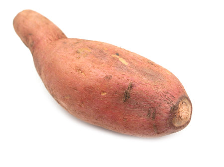 Sweet potato isolated on white background. close-upの写真素材