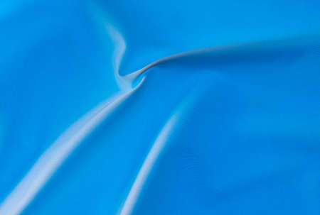 Blue fabric material as an abstract background. Textureの写真素材