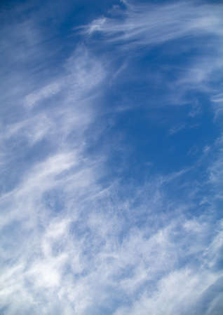 Clouds on the blue sky. Texture