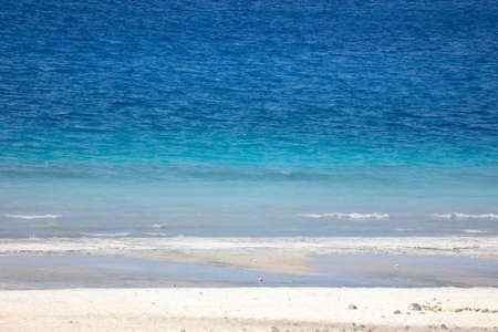 Blue water in the sea as an abstract background. Textureの写真素材