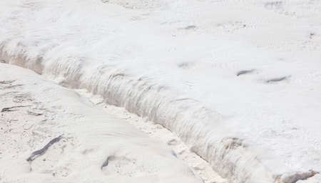 White volcanic limestone rock as background. Natureの写真素材