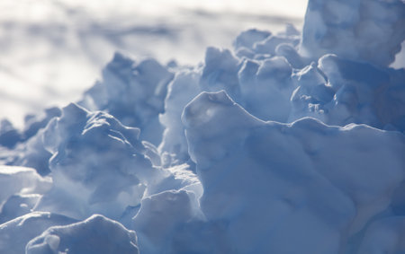 Snow in winter as background. Natureの写真素材