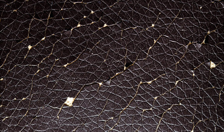 Cracked leather on a chair as an abstract background. texture