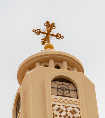 Coptic cross of the Orthodox Churchの写真素材