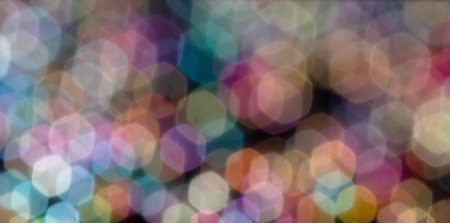 Multicolored festive bokeh as an abstract background.