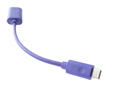 USB adapter isolated on white background.