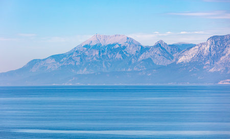 Sea mountains in Turkey. Nature.