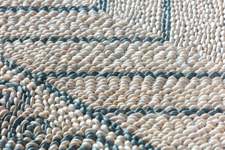 Road made of stone as an abstract background. texture.