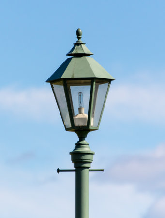 Street lamp against the sky.の写真素材