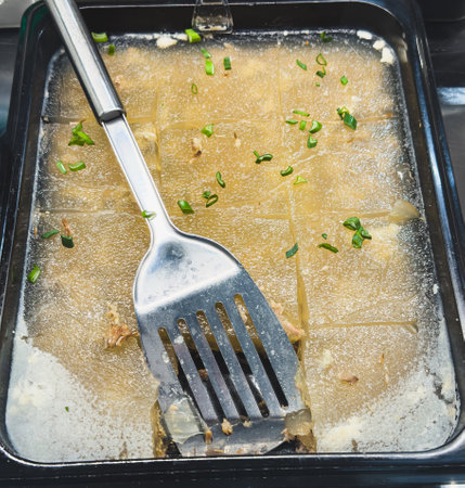 Meat dishes on display in the dining room.の写真素材