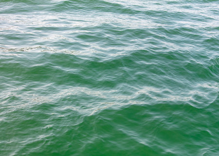 Turquoise water in the sea as an abstract background. Texture.の写真素材