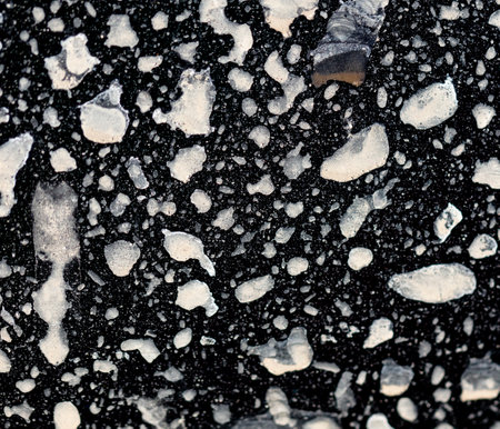 Dirt on the body of a black car. Abstract background.の写真素材
