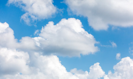 Clouds in the sky as a background.