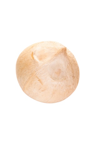 young coconut isolated on white backgroundの写真素材