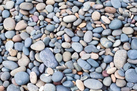 stones texture on beachの写真素材