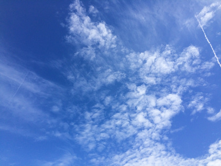 Sky clouds in sunshine dayの写真素材
