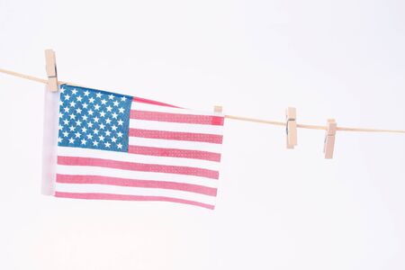 American flag for Memorial Day or 4th of Julyの写真素材