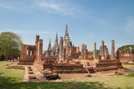 Wat phrasrisanphet is Thailand's famous historical place.の写真素材