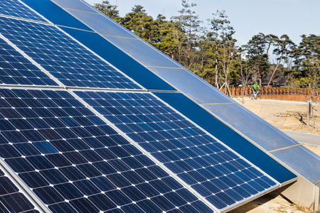 Alternative source of energy, modern solar panel