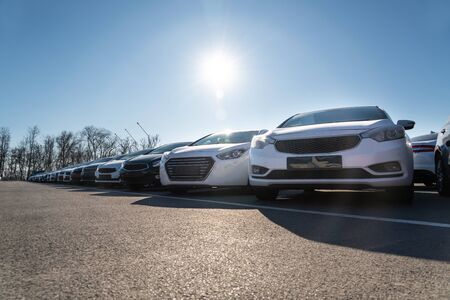 Used car salesの写真素材