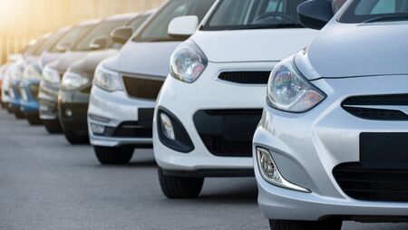 Used car salesの写真素材