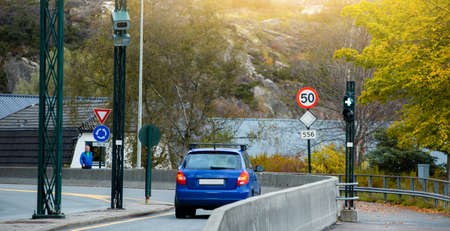 Control point on the toll road