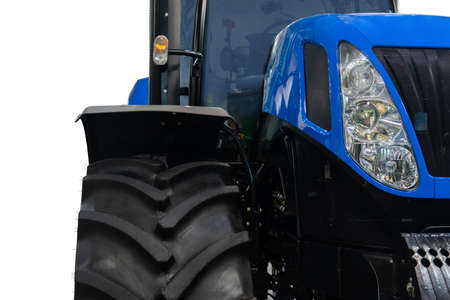 Isolated agricultural tractor