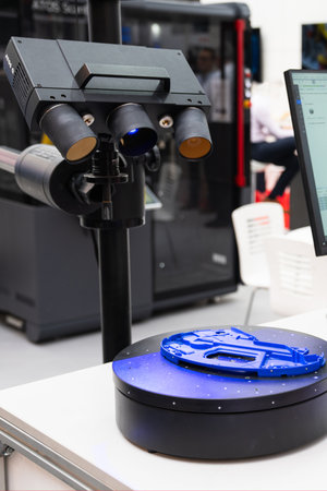 3D scanner for reverse engineering.の写真素材