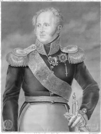 A series of portraits and illustrations dedicated to the Napoleonic wars, French Empire, Russian Empire, the great generals and heroes of the Patriotic war of 1812.の写真素材