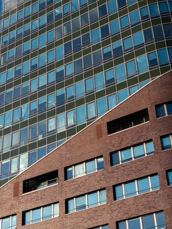 Fragment of the modern office building close up.の写真素材