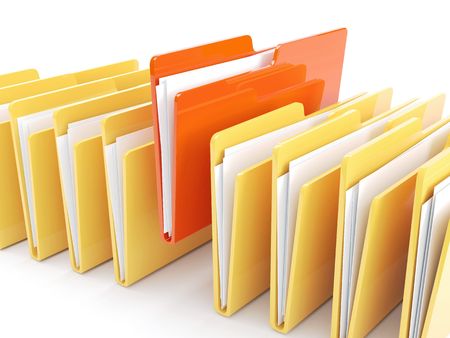 Folder icon ( 3d render) More Variations In My Portfolioの写真素材