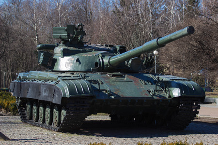 Soviet tank. Military Tank armed forces of the USSRの写真素材