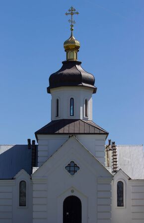 beautiful church in ukraine . Chapaevkaの写真素材