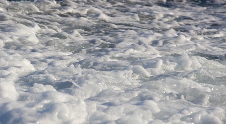 Waves at the Black Sea coast. Splash water