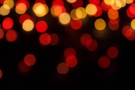 Colorfull background with christmas lights in boken.