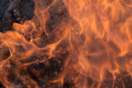 blaze fire flame texture backgroundの写真素材